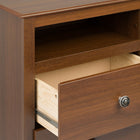 PrepacMC – Grande table de chevet à 2 tiroirs avec tablette ouverte de la collection Monterey, 28 po, cerisier-Dimensions : 28 haut. x 23 1/4 larg. x 16 prof. (po)