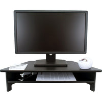 Victor Technology - Support moniteur DC050 High Rise, noir-Soulève le moniteur à un niveau et à un confort ergonomiques