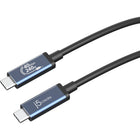 j5Create - JUC29L08 Câble USB Type-C 40 Gbit/s 240 W - Noir/Gris -Une vitesse de transfert de données allant jusqu'à 40 Gbit/s vous permet de déplacer des fichiers volumineux en quelques secondes