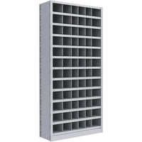 Metalware – Étagère sans boulons RK273, 13 tablettes, 36 x 18 x 76 po, gris pâle-Système de tablettes réglables offrant un espace de rangement solide, mais économique qui convient à vos besoins