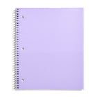 Pep Rally cahier de notes à spirale - Ligné - 70 feuilles - Lilas-Cahier de notes ligné de 8 x 10 po