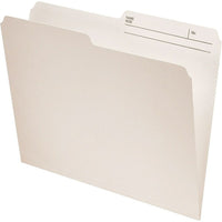 Pendaflex Chemises de classement recyclées, coupe 1/2, format lettre, ivoire-8 1/2 po x 11 po