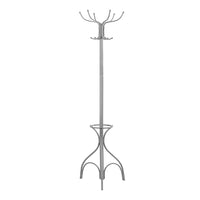 Monarch Specialties - 2032 Patere Avec Soutien Parapluie - Metal Argent-Portemanteau
