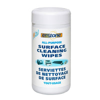 Empack – Lingettes de nettoyage tout usage pour surfaces Emzone 47091, 12 paquets de 100-Lingettes humides sans peluches nettoient les surfaces sans danger