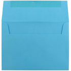 JAM Paper Enveloppes A7 en papier recyclé bleu, 250/paquet-Intérieur vierge où écrire un mot personnalisé