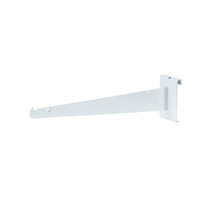 Can-Bramar – Présentoir Econoline pleine vue, 48 x 18 x 38 haut. (po), blanc-Comprend des tablettes en verre réglables, à profondeur de 10 po et 12 po, avec portes coulissantes en MDF et verre trempé de sécurité. (EC-SC4W)