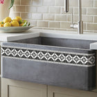 CTG Brands – Carreaux muraux autocollants à bordure motif diamant, 9,8 po x 12,4 po, gris, paq./6-Bricolage facile: il suffit de décoller la pellicule arrière et de coller les carreaux de dosseret auto-adhésifs à l'endroit souhaité sans colle supplémentaire, sans coulis, sans dégats et sans outils spéciaux ni expérience requis
