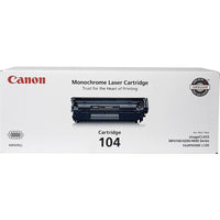 Canon – Cartouche de toner noir 104-Toner noir pour des documents d'allure nette et professionnelle