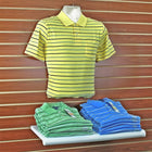 Azar Displays – Buste mâle pour panneau perforé/à lattes, 2/paquet (900518-WHT)-Dimensions : 22 3/4 haut. x 19 larg. x 5 prof. (po)