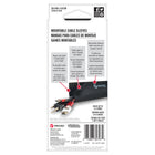 VELCRO - Manchons de câble montables de marque, 12 po L x 5-3/4 po l - Noir - Paquet de 2-noir