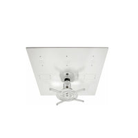 Amer Networks Support universel réglable pour projecteur de plafond suspendu - Blanc-Kit de montage universel pour projecteur de plafond 2 pi x 2 pi