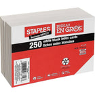 Staples - Fiches, 4 po x 6 po, vierges, blanches-Robuste et économique