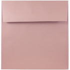 JAM Paper - Enveloppes carrées à rabat droit avec fermeture gommée, 8 1/2 x 8 1/2 po, rose bébé, 25/paquet-Rose bébé