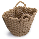 Truu Design - Panier de rangement tressage épais, 11.75 x 11.75"-Mesure: le panier de rangement mesure 35,6cm L x 27,9cm H x 40,6cm P (14" L x 11" H x 16" L)