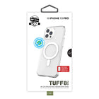 TUFF8 - Étui MAG pour iPhone 13 Pro - Transparent-La coque en plastique rigide protège votre smartphone contre les fissures, les abrasions et les types de dommages similaires