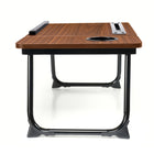 ShoppingAll - Bureau pliable portable pour canapé et lit - Marron-Stable & Antidérapant: Doté de pieds stables avec des patins antidérapants, maintenant la table ferme sur toute surface.