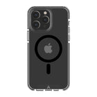 AXS - PROShield Plus etui transparent compatible avec MagSafe teste contre les chutes pour Apple iPhone 14 Pro Max, Noir-Fabrique avec un revêtement anti-UV et anti-jaunissement