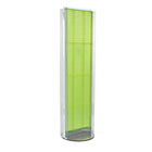 Azar Displays – Support de plancher avec panneau perforé des deux côtés, 60 x 16 po, vert (700256-GRE)-Acrylique vert