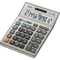 Casio - Calculatrice avec calculs fiscaux 12 chiffres DM-1200BM à alimentation solaire-Touches et affichage très grands 12 chiffres 20 mm