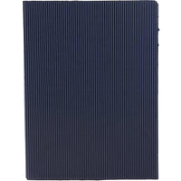 JAM Paper Chemises cannelées et ondulées, bleu marine, 9 x 12 po, 12/paquet-Bleu marine