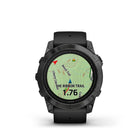 Garmin - Epix Pro Standard Edition - 51mm Gris ardoise avec bande noire-NOUVELLES superpositions de cartes météorologiques : pour aider à améliorer la connaissance de la situation, les superpositions de cartes météorologiques fournissent des informations de prévision en temps réel, notamment la couverture nuageuse, la vitesse et la direction du vent, la température et les précipitations