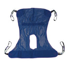 Drive medical — Sangle complète pour lève-personne avec chaise percée, moyen-Bleu, polyester