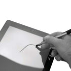 Procare - Stylet conducteur TRIO, argenté-Stylo à bille à pointe fine