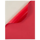 Jam Paper Étiquettes autocollantes pleine page Astrobright, 8 1/2 x 11 po, rouge comète, 10/paquet-10 par paquet