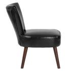 Flash Furniture - Chaise rétro de la série HERCULES Holloway en cuir LeatherSoft noir-Rembourrage LeatherSoft noir