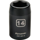 Dynamic Tools – Douille pour clé à choc, 6 pans, longueur standard de 36 mm, métrique, à prise de 1/2 po-Taille : 36 mm