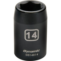 Dynamic Tools – Douille pour clé à choc, 6 pans, longueur standard de 36 mm, métrique, à prise de 1/2 po-Taille : 36 mm