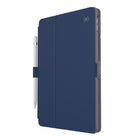Speck - Coque Balance Foilio avec Microban pour iPad (2019/2020) - Marine arcadia/Gris foncé-Support de visualisation à angles multiples