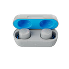 Skullcandy - Écouteurs boutons 100 % sans fil à isolation sonore Jib 2 - Gris/Bleu-Contrôle des appels, des pistes et du volume