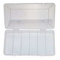 HVTools – Boîte pour composants électroniques, compartiments internes rectangulaires, 7 x 4 x 1 po, transparent-Boîte pour composants électroniques de HV Tools