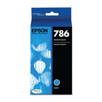 Epson - T786 Cartouche d'encre - Capacité standard - Cyan-Qualité photo supérieure à celle des photos de labo