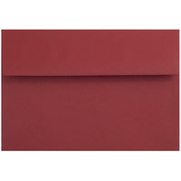 JAM Paper Enveloppes format invitation avec fermeture gommée, 5 1/2 x 8 1/8 po, rouge foncé, 1000/paquet-Rouge foncé