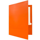 JAM PaperMD – Chemise lustrée à 2 pochettes, 9 1/4 x 11 1/2 (po), orange, 100/boîte-Fini : lustré