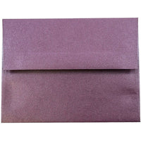 JAM Paper Enveloppe Stardream A2 à effet métallisé, rubis, 50/paquet-Enveloppe Stardream en papier rubis à effet métallisé