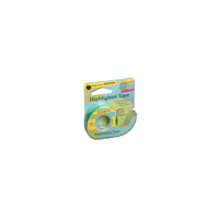 Lee Products Ruban surligneur amovible, 3" x 4", vert, paquet de 6-Économique à utiliser, à retirer et à ranger pour réutiliser