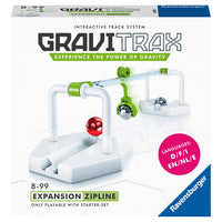 Ravensburger Gravitrax Bloc d'action Tyrolienne-Contenu: 1 bloc d’action Tyrolienne, 1 rail long, 2 rails moyens, 3 rails courts, 1 guide d’utilisation (D, F, I, EN, NL, E)