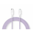 LOGiiX - Vibrance Connect USB-C vers Lightning - Violet-Câble de charge coloré et ultra-durable de 1,5 m pour charger rapidement les appareils Apple