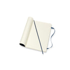 Moleskine – Carnet, ligné, grand format, bleu saphir, couverture souple-Papier couleur ivoire sans acide