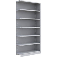 Metalware – Étagère sans boulons RK226, 7 tablettes, 36 x 24 x 76 po, gris pâle-Système de tablettes réglables offrant un espace de rangement solide, mais économique qui convient à vos besoins