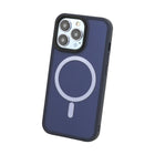 TUFF8 - Glide Guard avec protecteur d'écran et chargeur mural pour iPhone 15 Pro Max - Bleu nuit-Conception ergonomique : TUFF8 a été conçu pour donner à vos doigts et à vos mains plus de contrôle tactile lorsque vous passez des appels, envoyez des SMS ou utilisez votre téléphone grâce à sa prise en main bien conçu