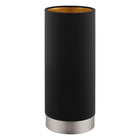 Eglo - Maserlo lampe de table avec interrupteur tactile - 10" - nickel mat-Lampe de table
