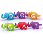 Learning Resources - Snap-n-Learn™ ABC Éléphants-Créez des mots simples lors de cours d'orthographe et de vocabulaire plus avancés