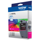 Brother - LC401XLMS Cartouche d’encre magenta à haut rendement d’origine-Intelligemment conçu pour fonctionner à l’unisson avec votre imprimante à jet d’encre Brother.