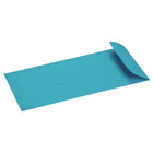 JAM Paper Enveloppes à ouv. au sommet papier recyclé couleur vive avec ferm. gommée, 4 1/2 x 10 3/8 po, bleu, 100/pqt-Fermeture : Gomme