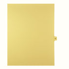 Markmaker - 25 tabs/PQT, 5 PQT/Boite, Intercalaires imprimes Legal, Chamois, 1/15th coupe| format lettre, sans trous, Numero 84-Intercalaires imprimes Legal