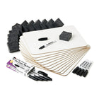 Charles Leonard Lap Board Class Set, uni doublé, 2 faces, paquet de 12-Méthode d'apprentissage respectueuse de l'environnement : il suffit d'écrire, d'effacer et de réutiliser